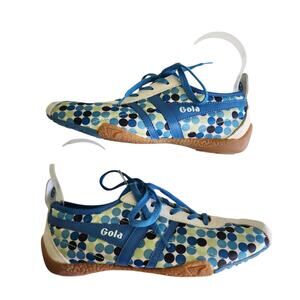Gola Women’s Blue Multi Polka Dot Sneakers